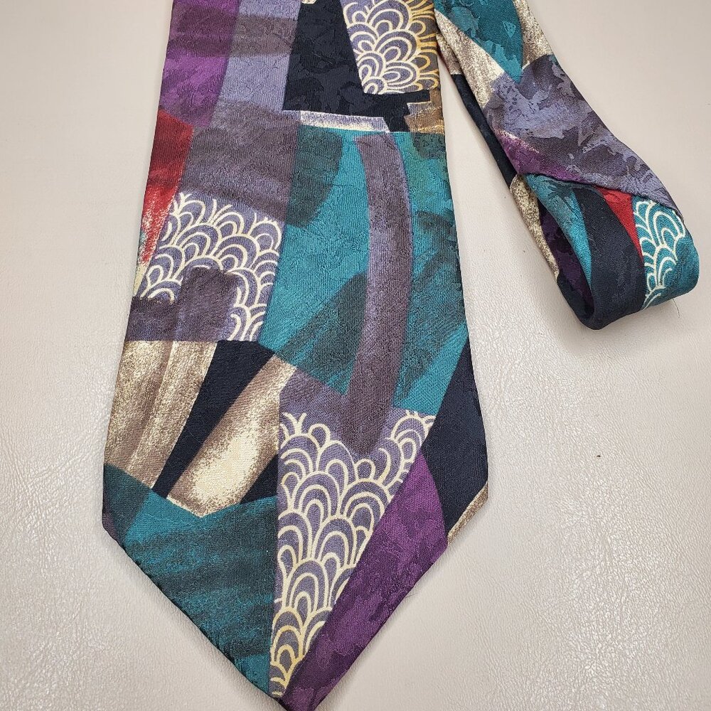 Vintage Oscar de la Renta Couture Collection Silk Tie 58"